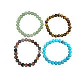 Four Southwestern Gemstone Bracelets