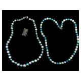 Two Honora Pearl Necklaces, 925 Closures