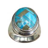 Sterling Turquoise Carolyn Pollack Ring