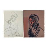 Two Signed Portraits by William H. Ferguson