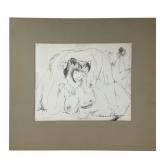 William H. Ferguson Reclining Nude Sketch