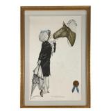 Chas W. Homes When Thoroughbreds Meet' Print