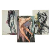 Three Nude Figure Pieces, William H. Ferguson