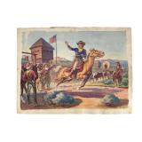 Wells Fargo Rider Artwork by Allen M. Dean