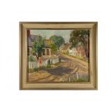 Impressionist Village Scene