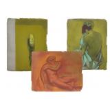 Three Chalk Pastel Works by W.H. Ferguson