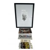 Framed Art and 1970s Sixers Memorabilia