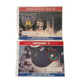 NASA Gemini 3 and Endeavour STS-61 Patch Sheets