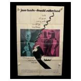 1971 Klute' Film Poster + 8 Klute' Lobby Cards