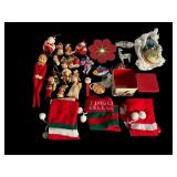 Holiday Decorations, Stockings, Ornaments+