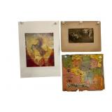 Three Automotive Art Prints