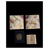 Swarovski and Brass Ornament Collection