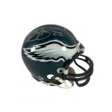 Philadelphia Eagles Mini Helmet Signed Duce Staley