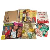 Magazines, Booklets, Pins, Sports/Theater + Paper