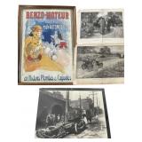 Automotive Art Collection, Four Pieces