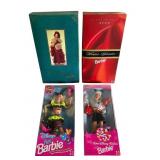 Sealed 1990s Barbie Dolls, Lot of Four