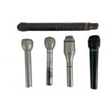 Four Dynamic Microphones