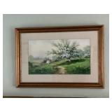 G.E. Henri Watercolor Landscape