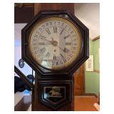 Antique E.N. Welch Calendar Wall Clock