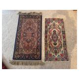 Two Hand-Tied Rugs, Karastan and Heriz