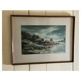 Olivia Barris Watercolor, 1970