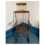 Windsor Style Rocking Chair with Arms