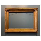 Early Hand Carved Gilt Picture Frame