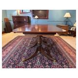 Mahogany Triple Pedestal Dining Table