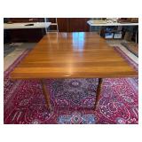 Mid 20th C. Cherry Drop Leaf Table. Custom pads in