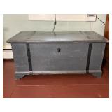 Antique Dovetail Blanket Chest with Key