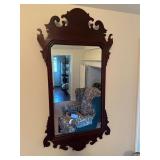Mahogany Chippendale-Style Mirror