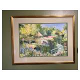 Alva Holcombe Framed Watercolor Painting
