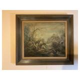 Jerry Quier Oil on Canvas, Morning Mist