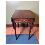 Pair of mahogany inlaid Pembroke tables