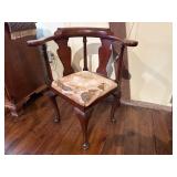 Early Wooden Corner Chair Frame