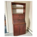 Art Deco Secretary Bookcase Cabinet