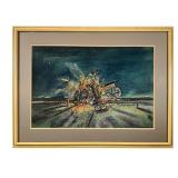 William H. Ferguson Carriage Crash Art