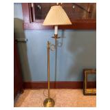 Brass Floor Lamp, 49 Inches Tall
