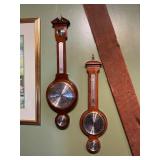 Two Howard Miller Wall Barometers