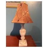 Alabaster Table Lamp with Shade