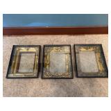 Three Shadowbox Picture Frames