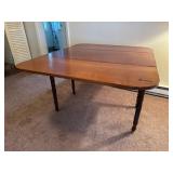 Cherry Drop-Leaf Table with Caster Feet