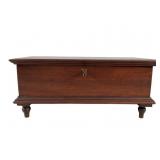 Petite Antique Wooden Desktop Chest