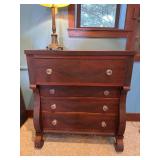 Empire Chest with Glass Knobs