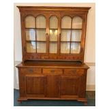Beautiful Walnut Dutch Step Back Cupboard