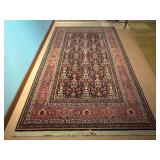 Hand-Tied Karastan Herati Pattern Rug