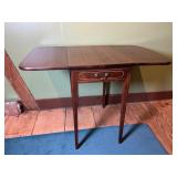 Mahogany Drop-Leaf Side Table