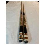 Two Crest 57 1/2-Inch Pool Cues