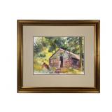 Frederick Sands Brunner Watercolor Landscape