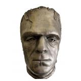 Signed Boris Karloff Frankenstein Plaster Sculpt